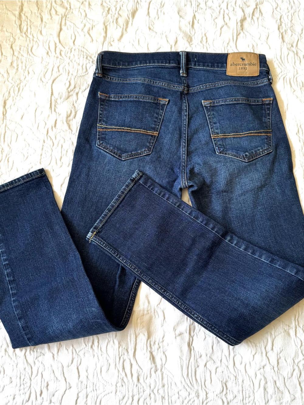 abercrombie kids  Straight Jeans - Dark Blue - Picture 2 of 7